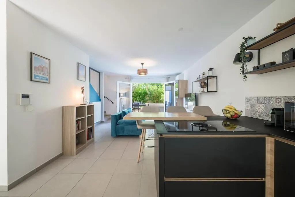 Villa Eden - Maison De Ville Au Coeur De Menton, Plage A 7 Minutes 0*, Menton France